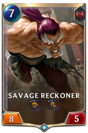 Savage Reckoner Card