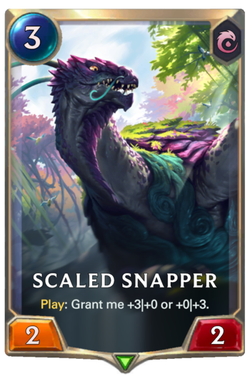 Scaled Snapper Card