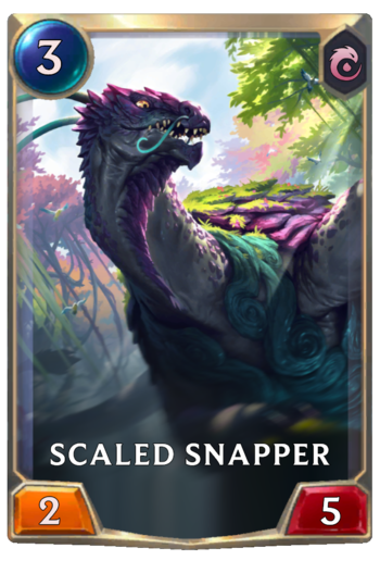 Scaled Snapper Defensive Card