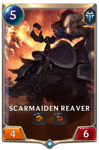 Scarmaiden Reaver Card