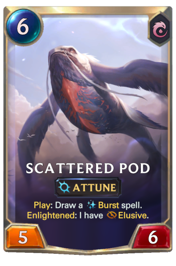 Scattered Pod Card