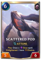 Scattered Pod Card