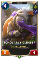 Scholarly Climber Card