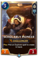 Scholarly Pioneer Card