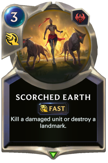 Scorched Earth Card