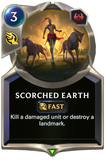 Scorched Earth Card