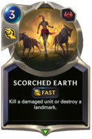 Scorched Earth Card