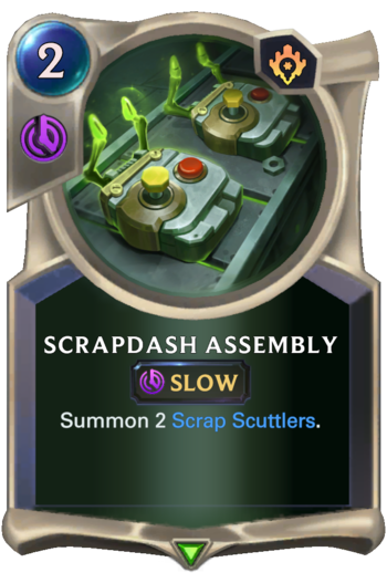 Scrapdash Assembly Card