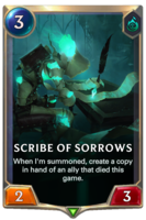 Scribe of Sorrows Card