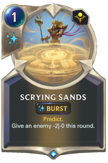 Scrying Sands Card