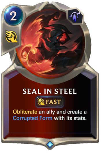 Seal In Steel Card