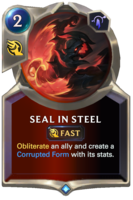 Seal In Steel Card