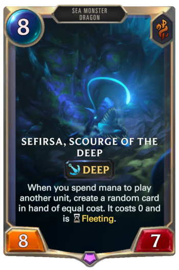 Sefirsa, Scourge of the Deep Card