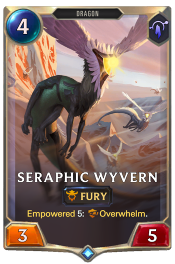 Seraphic Wyvern Card