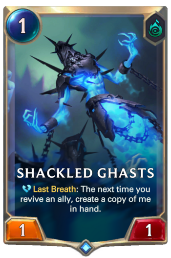 Shackled Ghasts Card