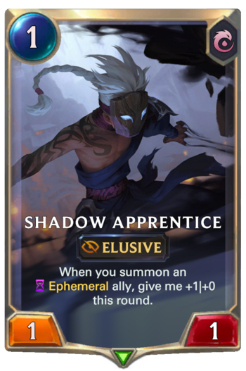 Shadow Apprentice Card