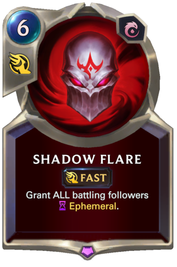 Shadow Flare Card