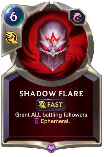 Shadow Flare Card