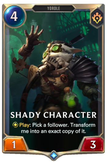 Shady Character Card