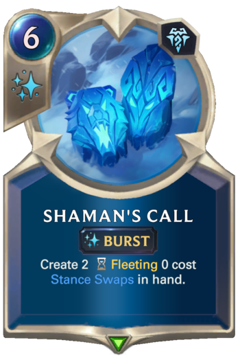 Shaman's Call Card