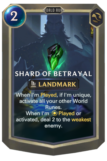 Shard of Betrayal Card