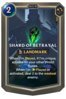 Shard of Betrayal Card