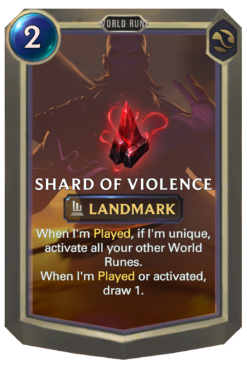 Shard of Violence Card