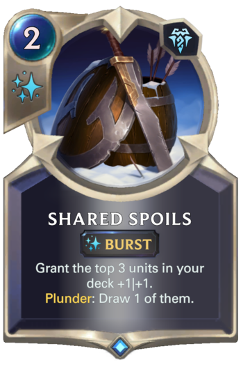 Shared Spoils Card