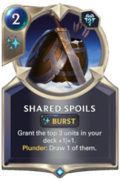 Shared Spoils Card