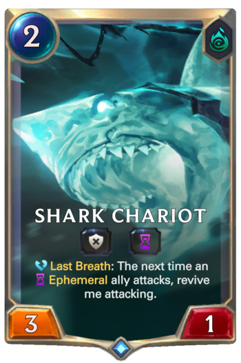 Shark Chariot Card