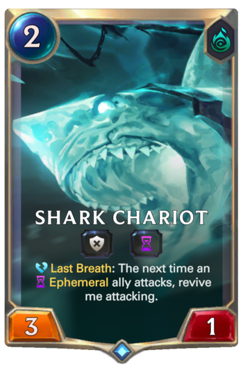 Shark Chariot Card