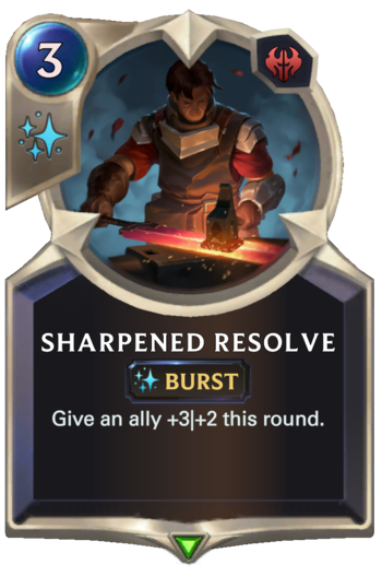 Sharpened Resolve Card