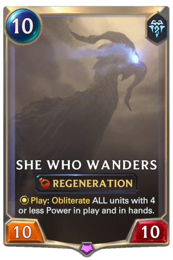 She Who Wanders Card
