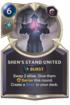 Shen's Stand United Card