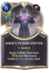 Shen's Stand United Card