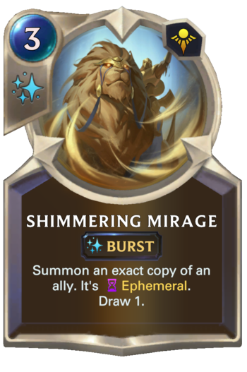 Shimmering Mirage Card