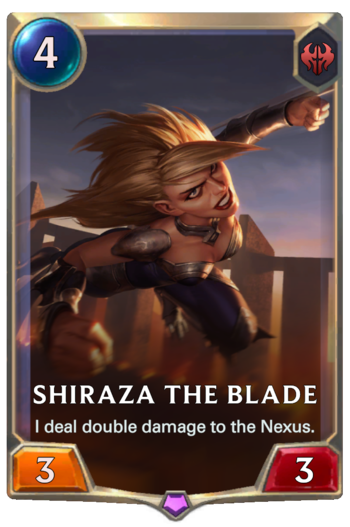Shiraza the Blade Card