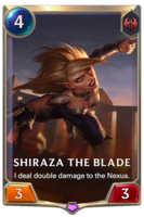 Shiraza the Blade Card