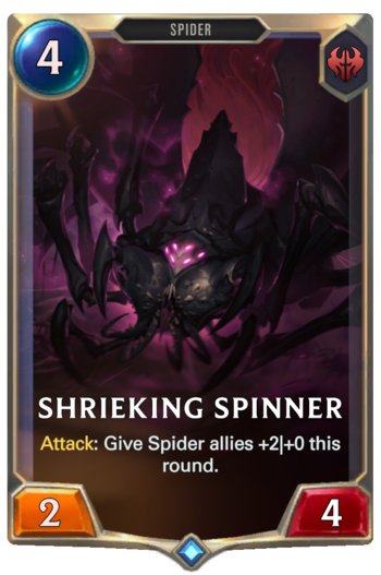 Shrieking Spinner Card