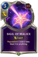 Sigil of Malice Card