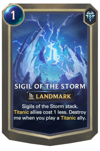 Sigil of the Storm Card
