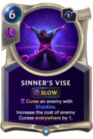 Sinner's Vise Card