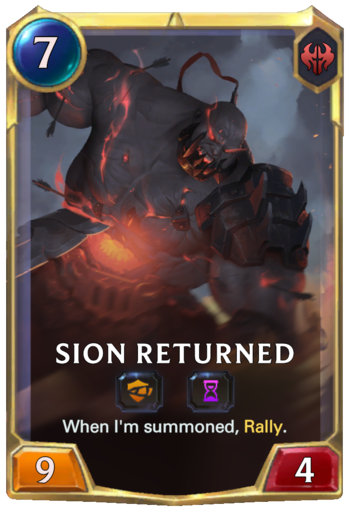 Sion Returned Card