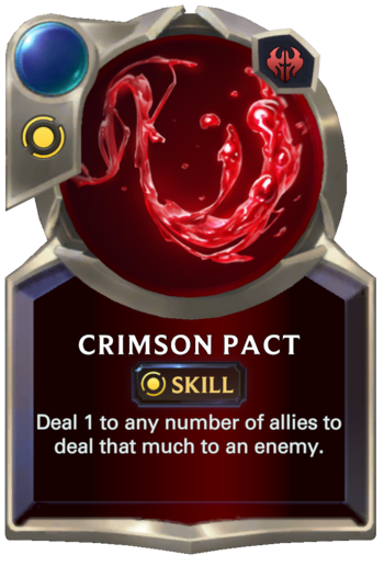 Skill: Crimson Pact Card
