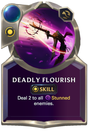 Skill: Deadly Flourish Card