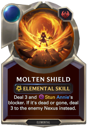 Skill: Molten Shield Card