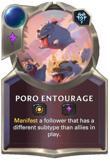 Skill: Poro Entourage Card