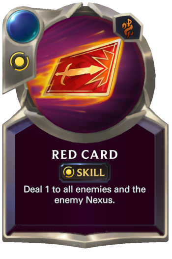Skill: Red Card Card