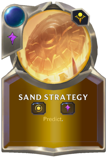 Skill: Sand Strategy Card