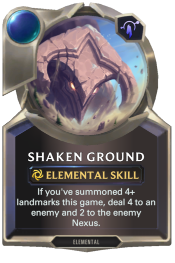 Skill: Shaken Ground Card